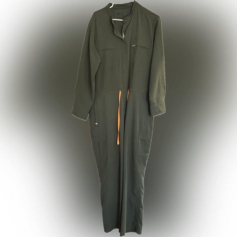 Figs Chantal Cargo ScrubJumpsuit XL